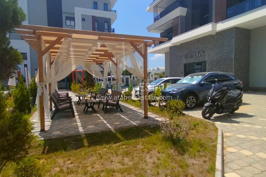 Двухкомнатная квартира в Алании в новом современном комплексе - район Оба 7 