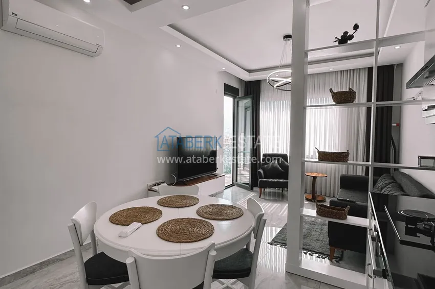 Приобрести Квартира 1+1 меблированная с видом на море и крепость, центр Алании  3 