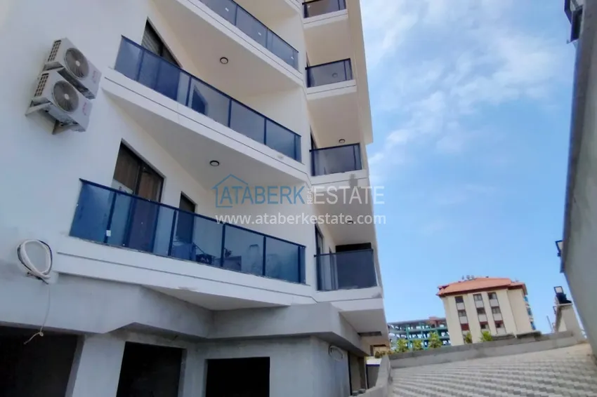 Квартира 1+1 с видом на море в комплексе на завершающем этапе строительства – Каргыджак, Алания 3 