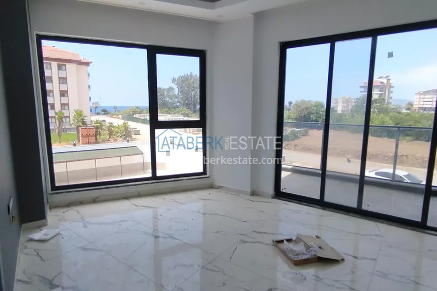 Приобрести Квартира 1+1 с видом на море в комплексе на завершающем этапе строительства – Каргыджак, Алания 3 