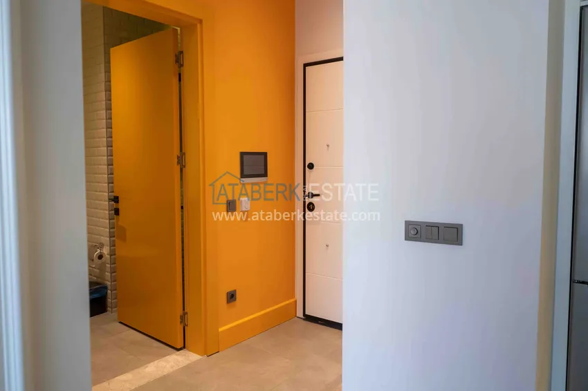 Приобрести Меблированная квартира с рассрочкой в центре Алании в шикарном жилом комплексе  4 