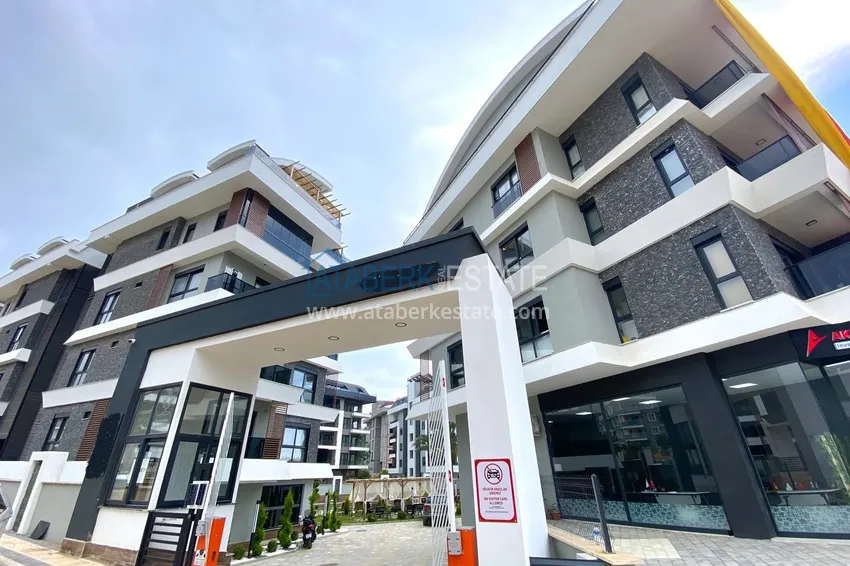 Двухкомнатная квартира в Алании в новом современном комплексе - район Оба 9 