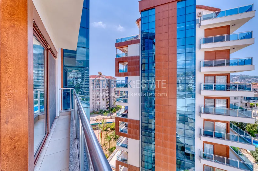 Приобрести Квартира 2+1 меблированная с видом на море и горы, район Джикджилли – Алания 32 