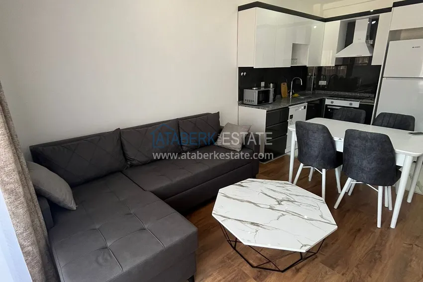 Приобрести Аренда квартиры 1+1 в комфортабельном новом комплексе - Алания, район Оба №1 4 