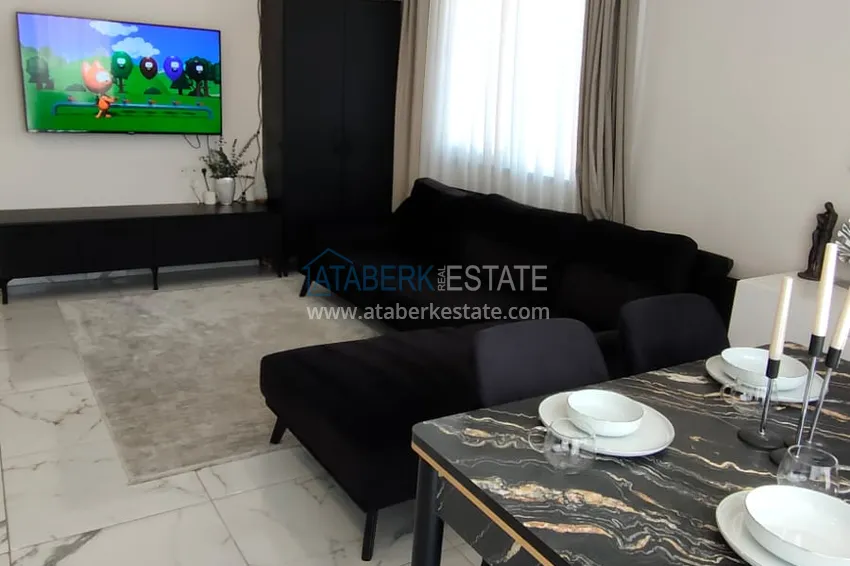 Приобрести  Срочная продажа! Квартира 2+1 с мебелью и выходом к бассейну в Авсалларе, Алания 2 