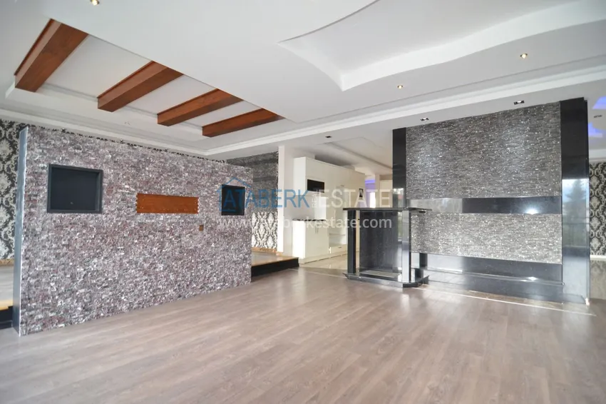 Приобрести Пентхаус-дуплекс 5+2 частично меблированный с видом на море и горы, подходит под гражданство – центр Алании 4