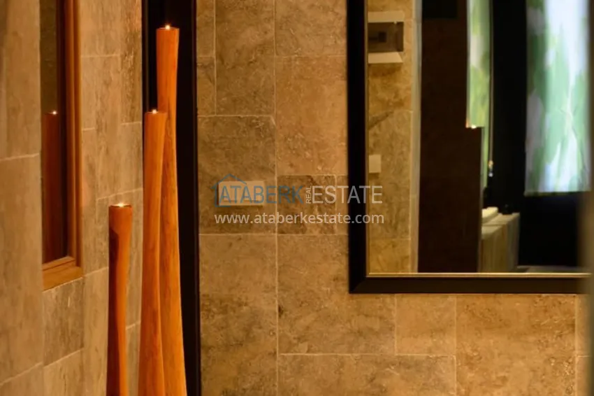 Квартира 1+1 с мебелью в комплексе на первой береговой линии, район Оба – Алания. Недвижимость под ВНЖ 9