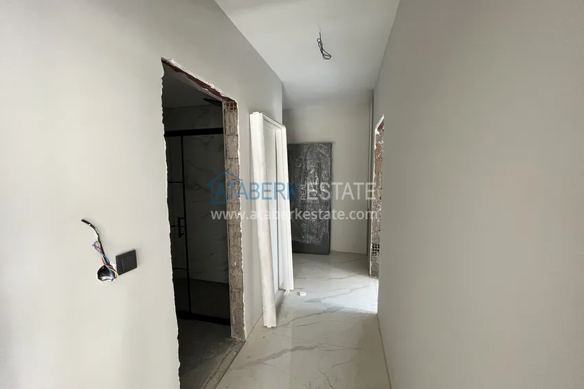 Приобрести Квартиры 1+1 в центре Алании от инвестора в комплексе на завершающем этапе строительства 4 