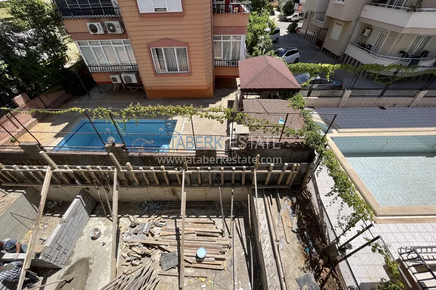 Приобрести Квартиры 1+1 в центре Алании от инвестора в комплексе на завершающем этапе строительства 6 