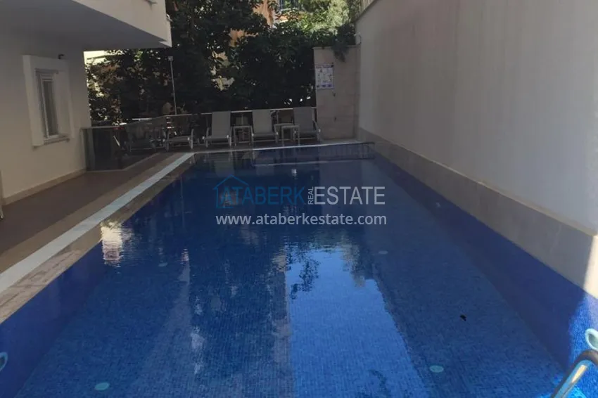 Квартира 1+1 меблированная в центре Алании – район пляжа Клеопатра 6 