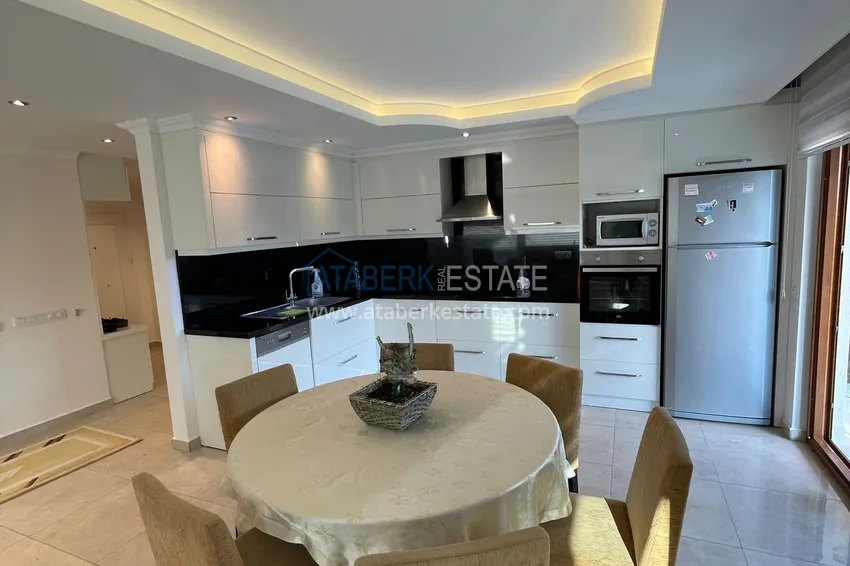 Приобрести Квартира 4+1 с мебелью и видом на горы в комплексе с богатой инфраструктурой, район Оба – Алания 5 