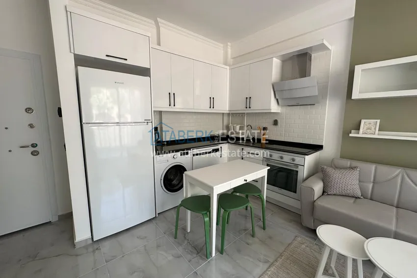 Приобрести Квартира 1+1 меблированная в комплексе с инфраструктурой, район Авсаллар – Алания 5 