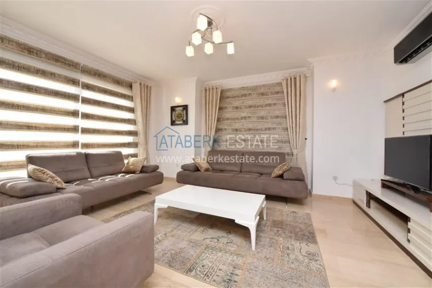 Приобрести Трехэтажная вилла в районе Конаклы с мебелью, частным бассейном и видовыми характеристиками 6 