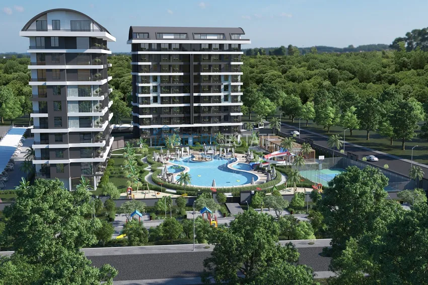 Недвижимость от застройщика в комплексе сегмента премиум на этапе проекта – Алания, район Демирташ 9