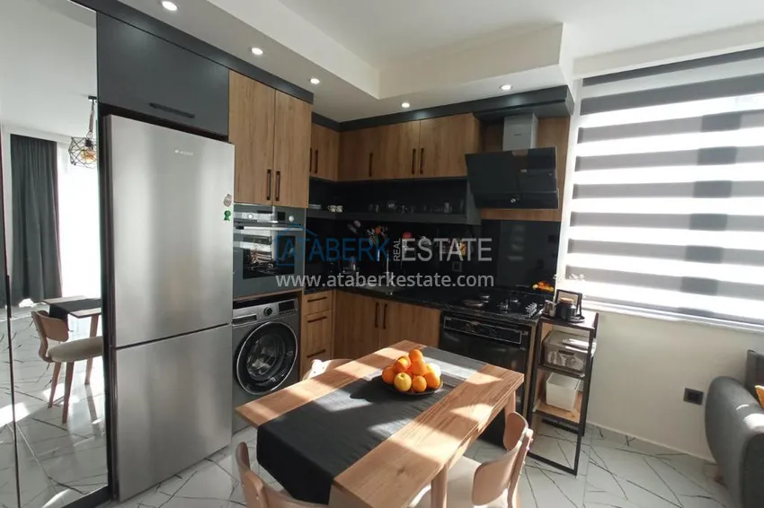 Приобрести Квартира 1+1 с мебелью в молодом современном комплексе, район Оба – Алания 6 