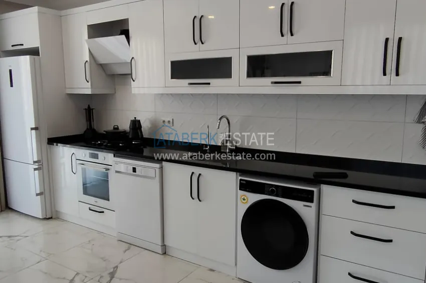 Приобрести  Срочная продажа! Квартира 2+1 с мебелью и выходом к бассейну в Авсалларе, Алания 4 