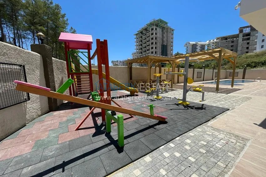 Квартира 1+1 с полной чистовой отделкой в Авсалларе в бутик-комплексе 7 