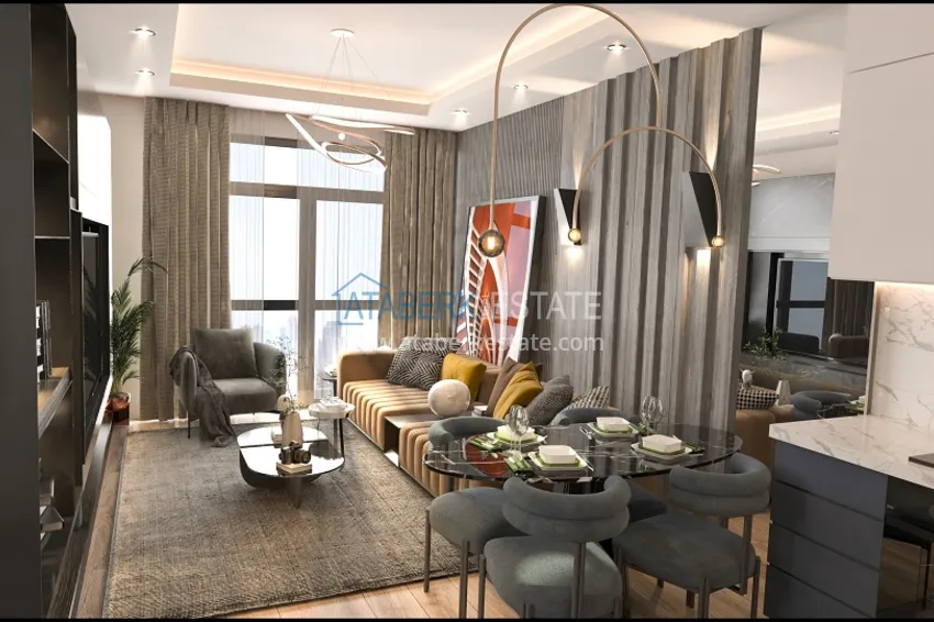 Приобрести Квартиры 1+1 на этапе котлована в районе Томюк-Мерсин 6 