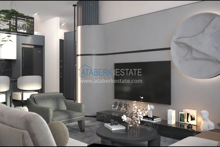 Приобрести Квартиры на этапе строительства в 300 метрах от моря район Каргыпынары-Мерсин 6 