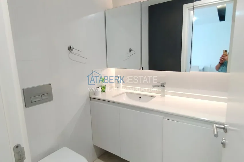 Приобрести Квартира 1+1 с мебелью в комплексе на первой береговой линии, район Оба – Алания. Недвижимость под ВНЖ 6