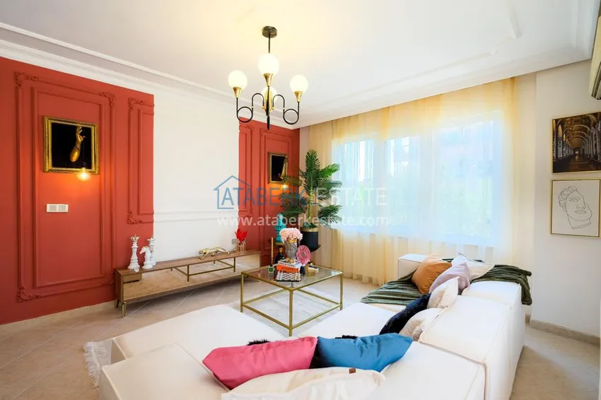 Приобрести Квартира 2+1 меблированная в комплексе с инфраструктурой, район Оба – Алания 7 