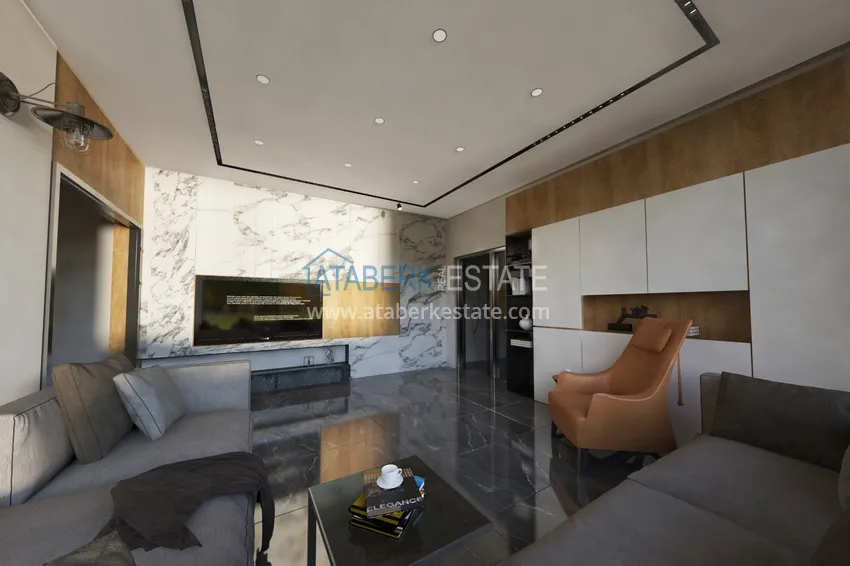 Недвижимость от застройщика в комплексе сегмента премиум на этапе проекта – Алания, район Демирташ 34