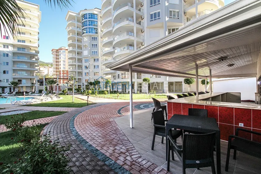 Срочная продажа! Меблированная квартира 2+1 с прямым видом на море в районе Джикджилли, Алания 7 