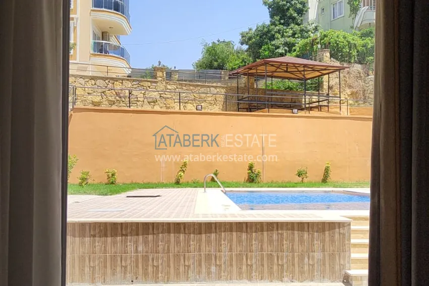 Приобрести  Срочная продажа! Квартира 2+1 с мебелью и выходом к бассейну в Авсалларе, Алания 5 