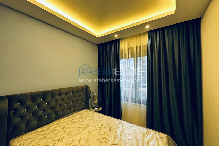 Приобрести Квартира 1+1 меблированная в новом жилом комплексе с инфраструктурой, район Махмутлар – Алания 7 