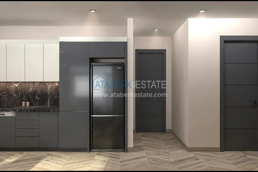 Приобрести Квартиры на этапе строительства в 300 метрах от моря район Каргыпынары-Мерсин 18 