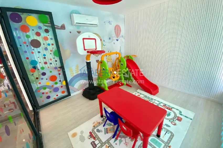 Двухкомнатная квартира в Алании в новом современном комплексе - район Оба 14 