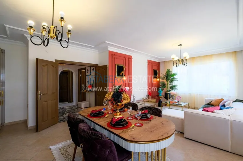 Приобрести Квартира 2+1 меблированная в комплексе с инфраструктурой, район Оба – Алания 8 