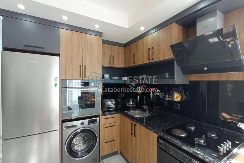 Приобрести Квартира 1+1 с мебелью в молодом современном комплексе, район Оба – Алания 8 