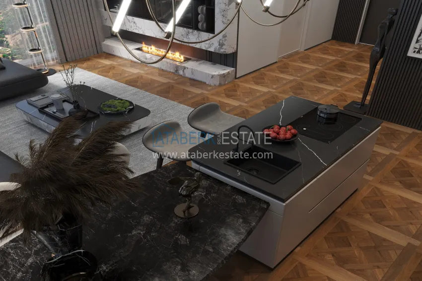 Приобрести Новый проект элитных видовых вилл – Алания, горный район Тепе 7 