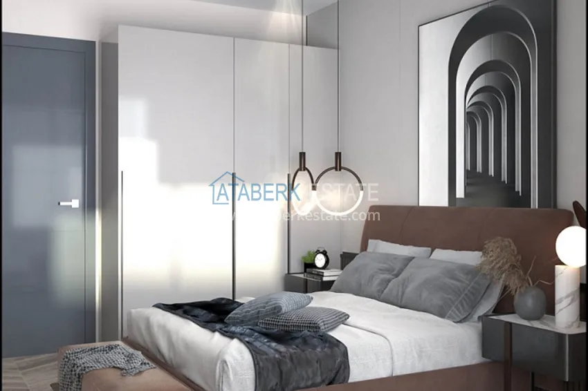 Приобрести Квартиры на этапе строительства в 300 метрах от моря район Каргыпынары-Мерсин 8 