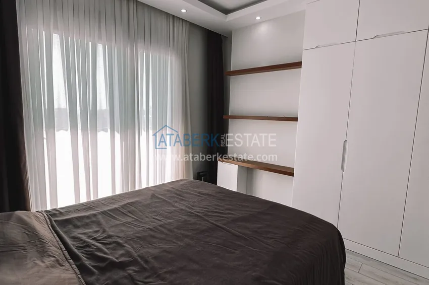 Приобрести Квартира 1+1 меблированная с видом на море и крепость, центр Алании  8 