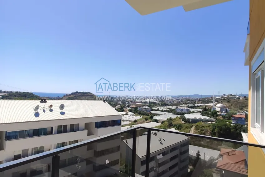 Приобрести Квартира 1+1 от инвестора с видом на море, в комплексе на завершающем этапе – Алания, Конаклы 8 