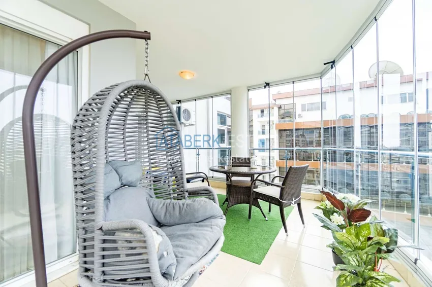 Приобрести Срочная продажа! Меблированная квартира 2+1 с прямым видом на море в районе Джикджилли, Алания 10 