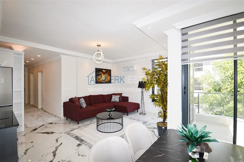 Приобрести Квартира 2+1 после ремонта с новой мебелью и видом на море - центр Алании, 1 береговая, пляжа Клеопатра 7 