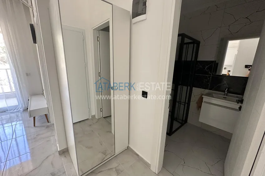 Приобрести Квартира 1+1 меблированная в комплексе с инфраструктурой, район Авсаллар – Алания 9 