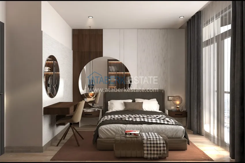 Приобрести Квартиры 1+1 на этапе котлована в районе Томюк-Мерсин 9 