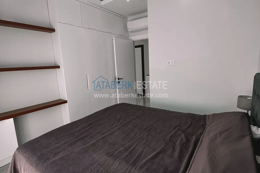 Приобрести Квартира 1+1 меблированная с видом на море и крепость, центр Алании  9 