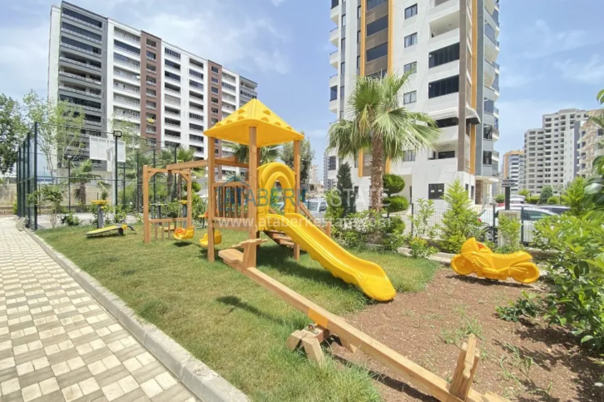 Квартира 3+1, с чистовой отделкой в популярном районе Тедже-Мерсин 6 