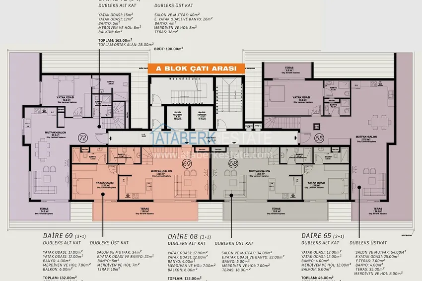 Купить дешево Недвижимость от застройщика в комплексе сегмента премиум на этапе проекта – Алания, район Демирташ 3