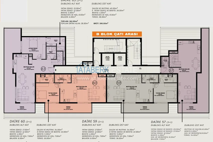 Купить дешево Недвижимость от застройщика в комплексе сегмента премиум на этапе проекта – Алания, район Демирташ 6
