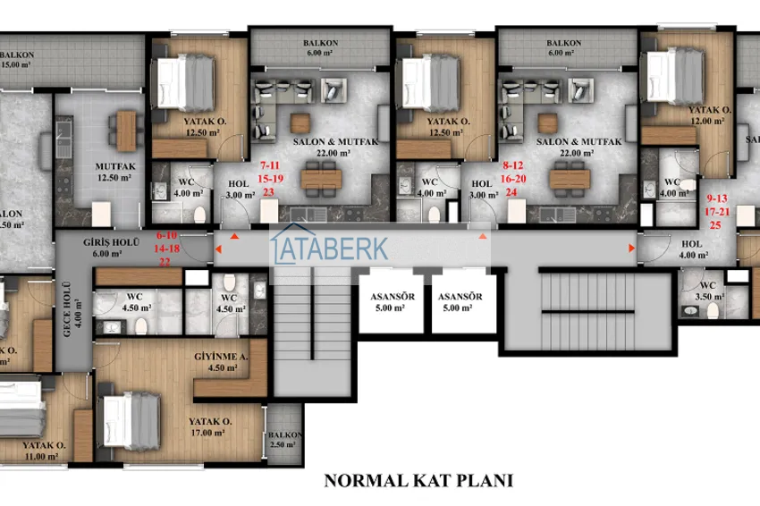 Купить дешево Инвестиционный проект в районе Демирташ, Алания 3