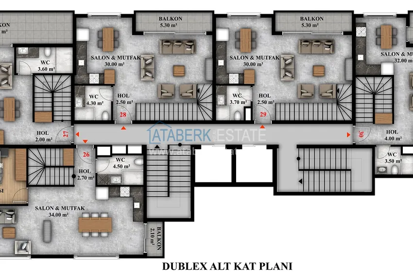 Купить дешево Инвестиционный проект в районе Демирташ, Алания 4