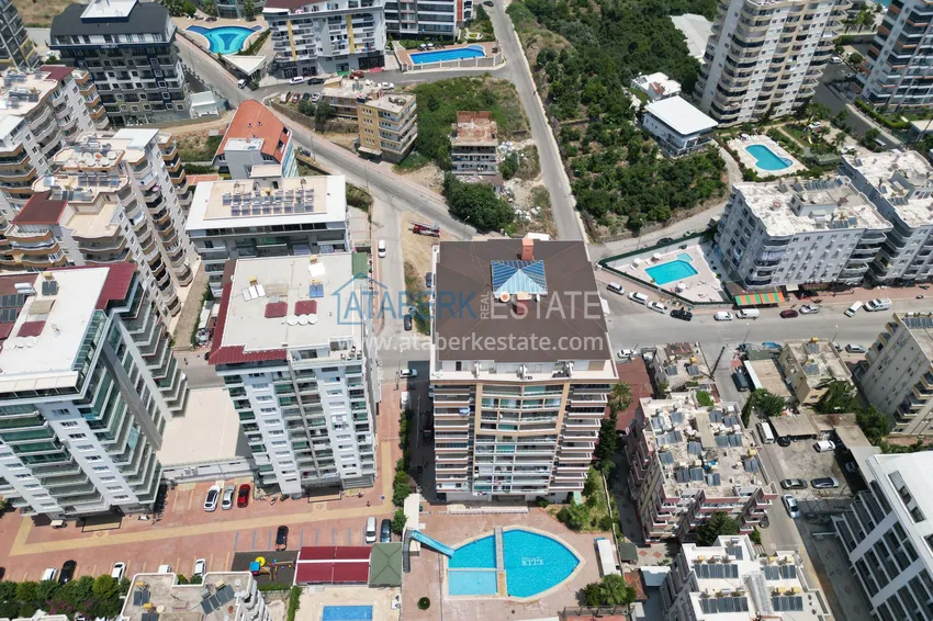 Квартира 1+1 меблированная, район Махмутлар – Алания с видом на море и горы 7 