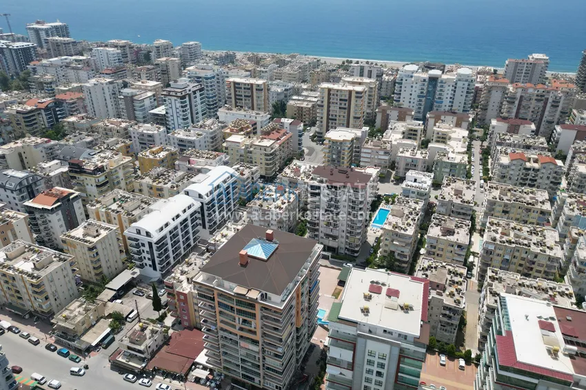 Квартира 1+1 меблированная, район Махмутлар – Алания с видом на море и горы 8 