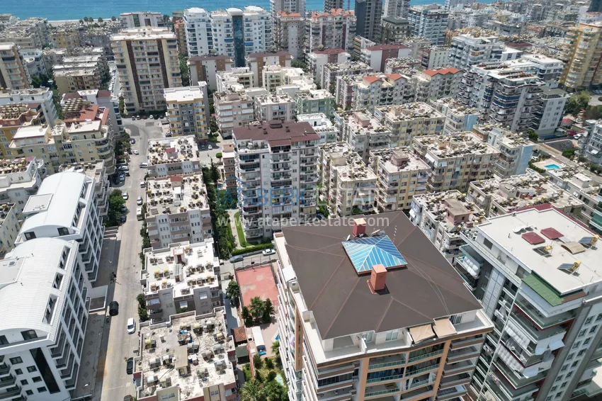 Квартира 1+1 меблированная, район Махмутлар – Алания с видом на море и горы 6 